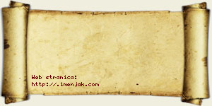 Jana Jelisić vizit kartica